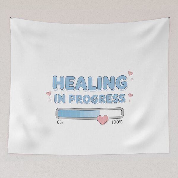 Item preview, Healing in Progress Graphic Tee - Soft Unisex T-Shirt for All-Day Comfort designed and sold by MoolokaiApperal.
