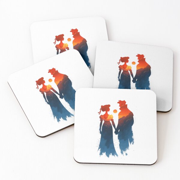 Item preview, Day and Night Silhouette Pride and Prejudice Romance designed and sold by Fenay Designs.