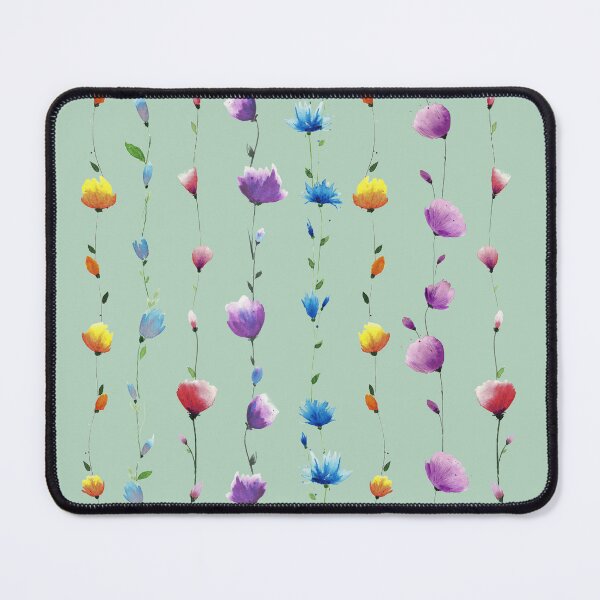 Item preview, Floral LINE Patten Green background designed and sold by VitSArt.