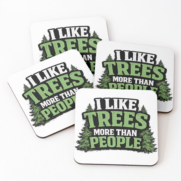 Item preview, I Like Trees More Than People designed and sold by ttuniques.