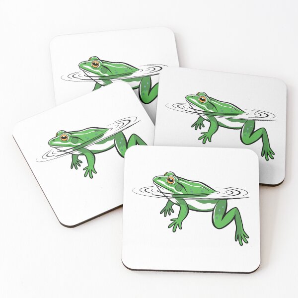 Item preview, Realistic Green Tree Frog Design - Natural Pond Life Illustration designed and sold by ArthousePromos.