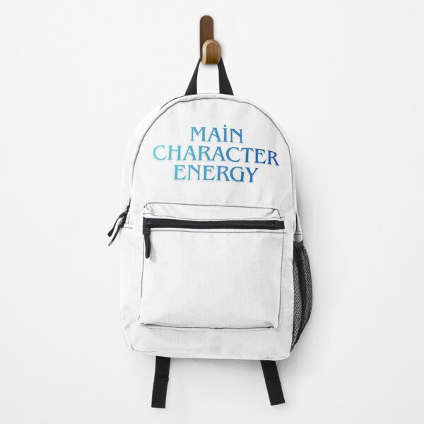 Item preview, Main Character Energy Blue Aesthetic Typography Minimalist designed and sold by Theselinara.