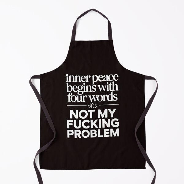 Item preview, Inner Peace Begins With Four Words – Funny Meditation Joke Yoga Humor designed and sold by Redgiant87x.