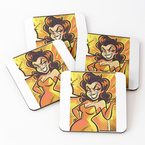 Item preview, Natasha Fatale Retro Cartoon Villain Design | Vintage Spy Femme Fatale Art T-Shirt designed and sold by gary44.