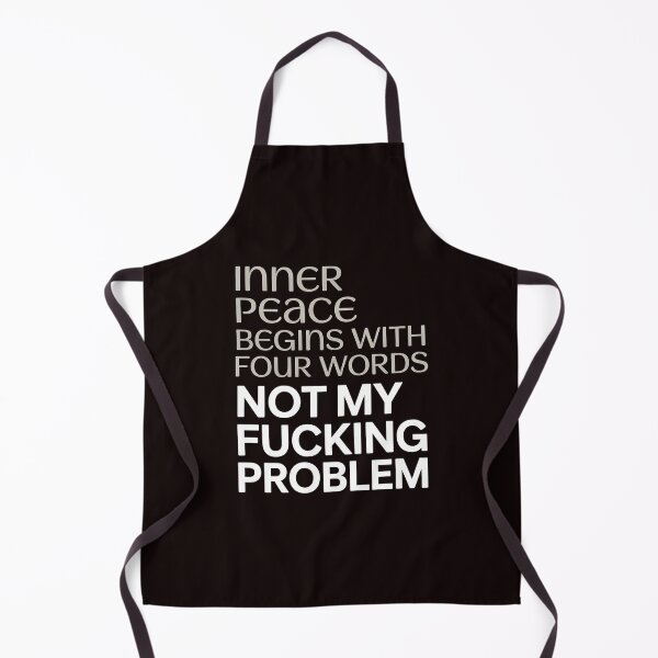 Item preview, Inner Peace Begins With Four Words – Sarcastic Funny Yoga designed and sold by Redgiant87x.