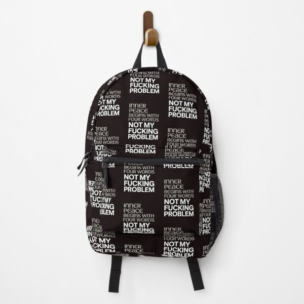 Item preview, Inner Peace Begins With Four Words – Sarcastic Funny Yoga designed and sold by Redgiant87x.