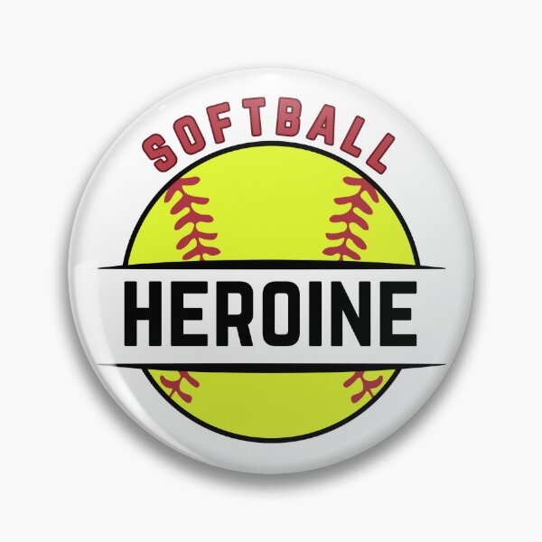 Item preview, Classic Softball Heroine Split Ball Graphic designed and sold by LoudVictory.