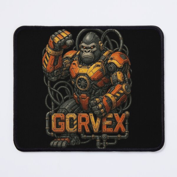 Item preview, Gorvex – Robotic Gorilla Futuristic Mech Design | Cybernetic Beast, AI Tech Ape, Mechanical Jungle King designed and sold by Typologystudios.