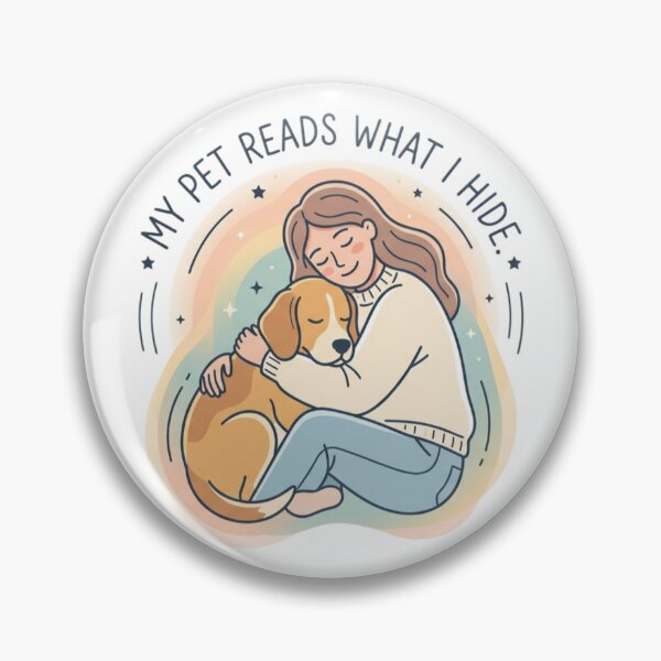 Item preview, My Pet Reads What I Hide Deep Emotional Pet Lover Design designed and sold by Safe Haven Pets.