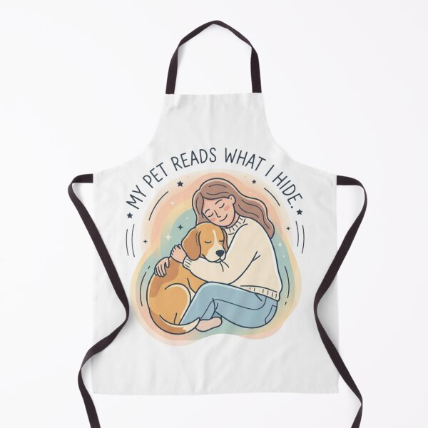 Item preview, My Pet Reads What I Hide Deep Emotional Pet Lover Design designed and sold by Safe Haven Pets.