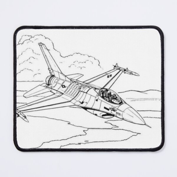 Item preview, USAF F16 Fighting Falcon Multi Role FIghter Jet designed and sold by PilotandPlane.