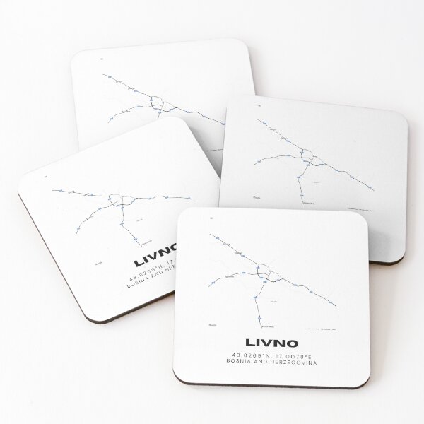 Item preview, Livno Bosnia Minimalist Map Art | Nature-Inspired City Map Poster designed and sold by RM-Journey.