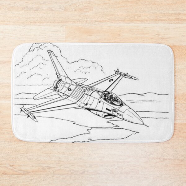 Item preview, USAF F16 Fighting Falcon Multi Role FIghter Jet designed and sold by PilotandPlane.