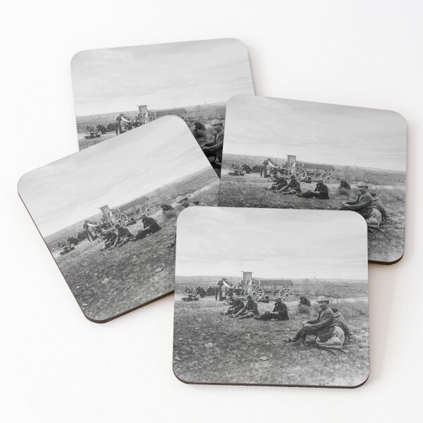 Item preview, Vintage Colorado Roundup 1914 Cowboy Camp Black White designed and sold by TheSoulOfArt.