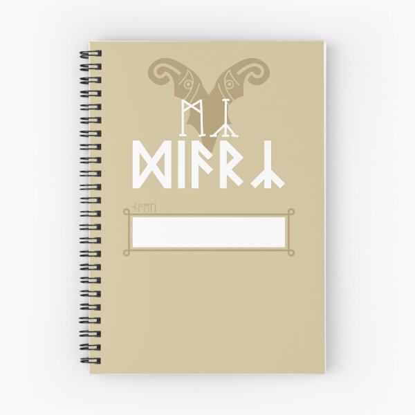 Item preview, My diary in English - Runes - Khaki designed and sold by TotalKejas.