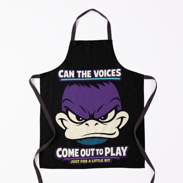 Item preview, Can The Voices Come Out To Play Funny Dark Humor Design designed and sold by TeeTimeTreasure.