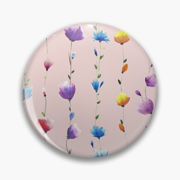 Item preview, Floral LINE Patten Pink background designed and sold by VitSArt.