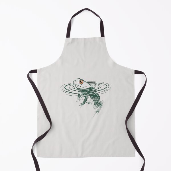 Item preview, Textured Impressionist Frog Art - Unique Stippled Pond Life Design designed and sold by ArthousePromos.