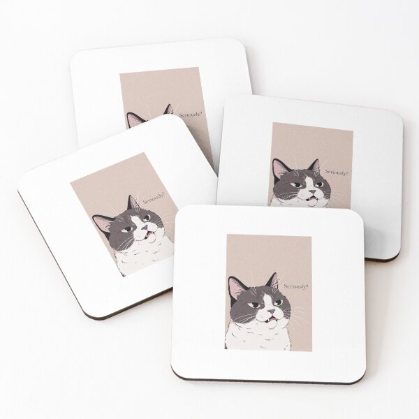Item preview, Seriously? Cat Meme – Judging Cat Funny Aesthetic designed and sold by Sticker shop 007.