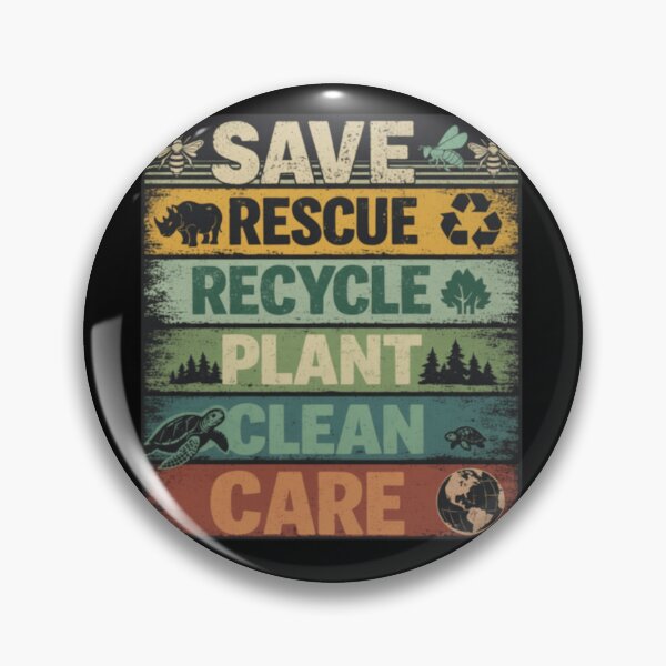 Item preview, Earth Day Save The Planet Save Rescue Recycle... designed and sold by Thread&Fable.