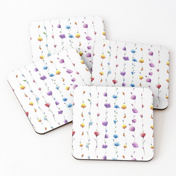 Item preview, Floral LINE Patten White background designed and sold by VitSArt.