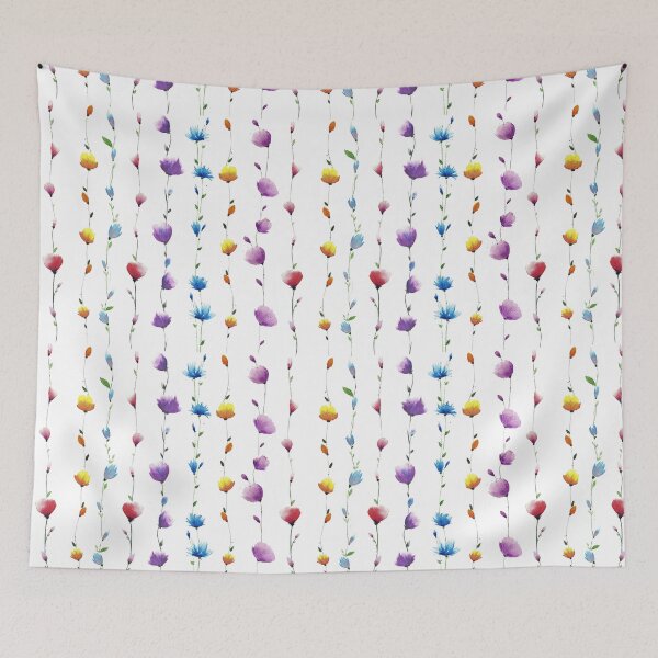 Item preview, Floral LINE Patten White background designed and sold by VitSArt.