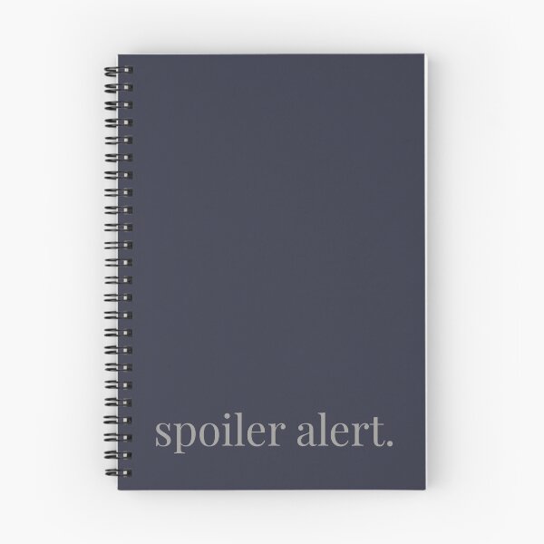 Item preview, spoiler alert - minimal text, sarcastic humour t-shirt designed and sold by the-small-print.