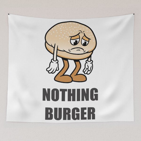 Item preview, Sad Nothing Burger designed and sold by goatboyjr.