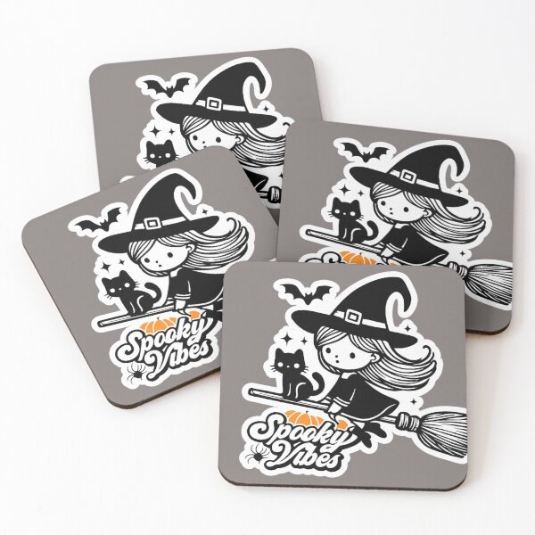 Item preview, Spooky Vibes Witch Halloween Aesthetic T-Shirt Cute Witchcore Broom Design designed and sold by sumodesign.