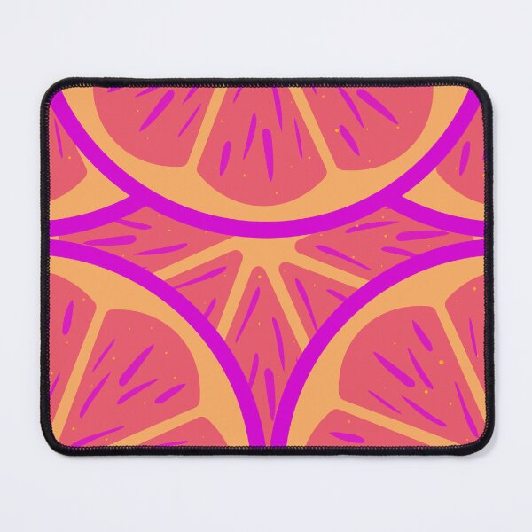 Item preview, Bright Pink Orange Citrus Seamless Pattern Design designed and sold by NadDot.