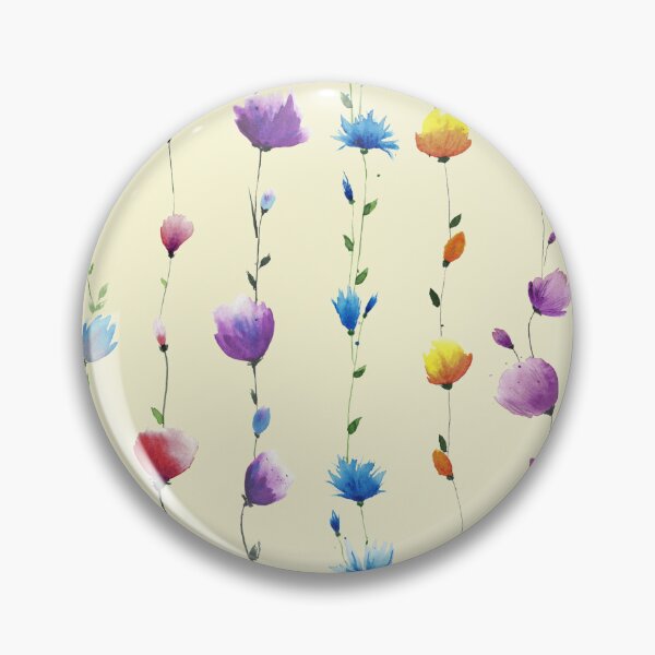 Item preview, Floral LINE Patten Yellow background designed and sold by VitSArt.