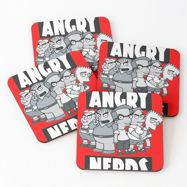 Item preview, angry nerds designed and sold by cocaynecowboy.