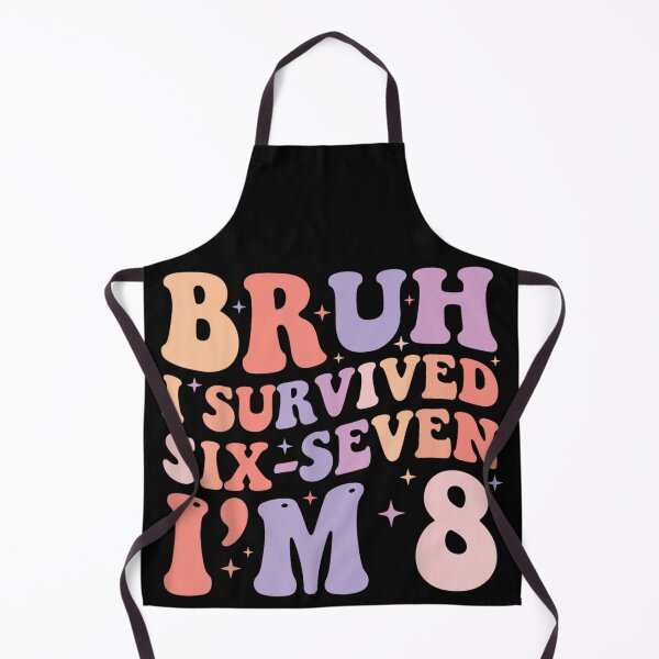 Item preview, Bruh I Survived Six Seven I'm 8 Funny Retro 8th Birthday designed and sold by KrystinaGiGi.