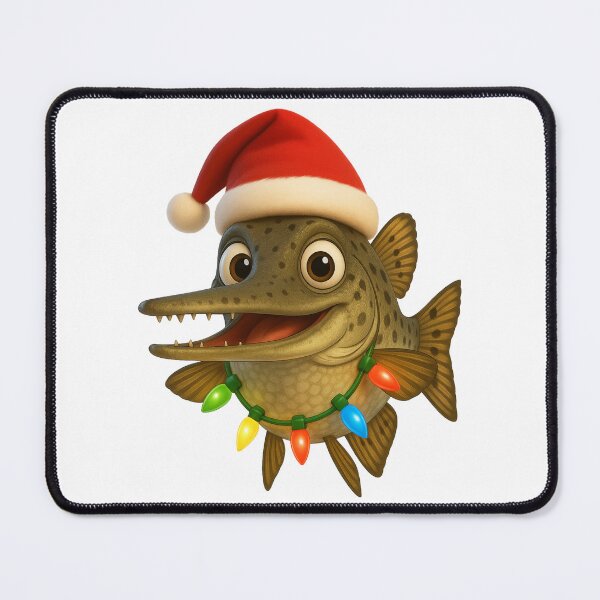 Item preview, Christmas Florida Gar Fish designed and sold by Sillytoe.