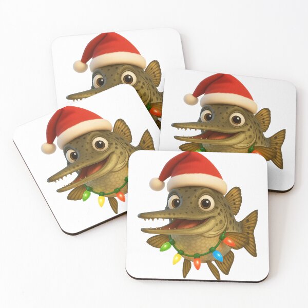 Item preview, Christmas Florida Gar Fish designed and sold by Sillytoe.