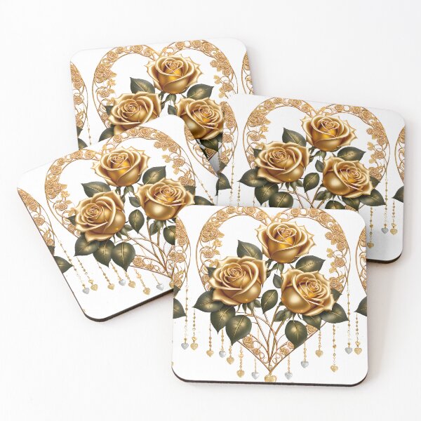 Item preview, Gold of rose in heart  designed and sold by Nalimkibard.