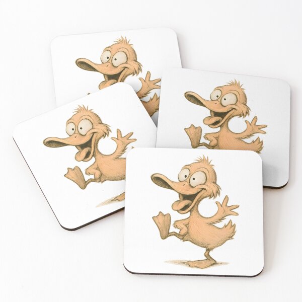 Item preview, Goofy Dancing Duck Cartoon Illustration designed and sold by Yomere.
