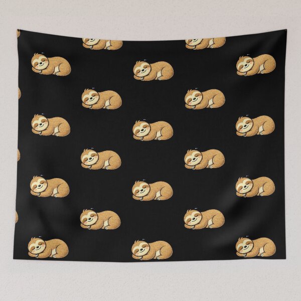 Item preview, Cute Sleeping Sloth – Cozy Kawaii Sloth Relax Aesthetic designed and sold by ColorSplash123.