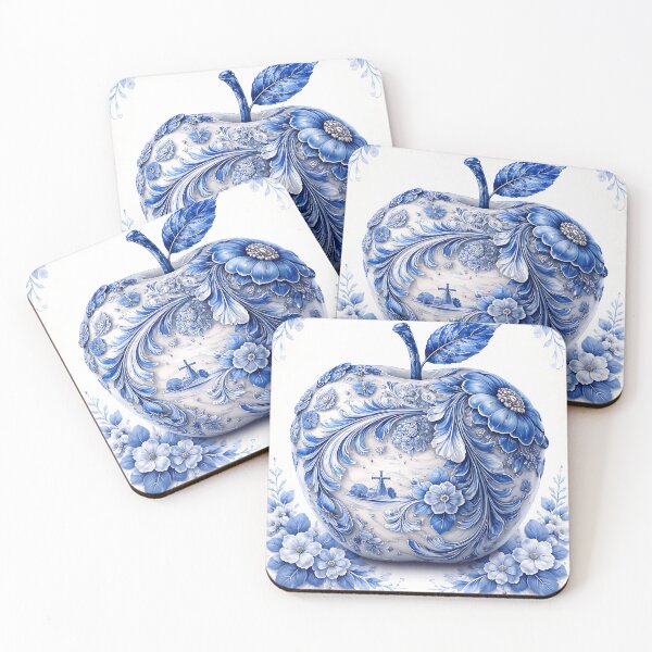 Item preview, Porcelain Apple in Bloom designed and sold by House of Blue.