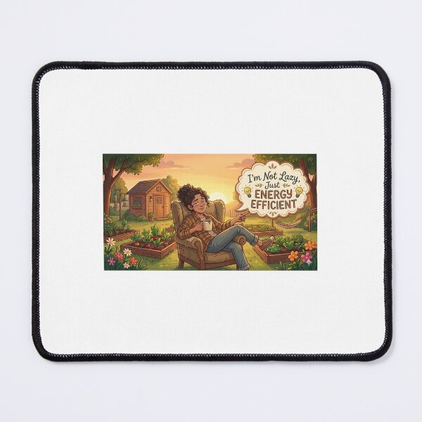 Item preview, I’m Not Lazy, Just Energy Efficient – Funny Lazy Meme Aesthetic designed and sold by Sticker shop 007.