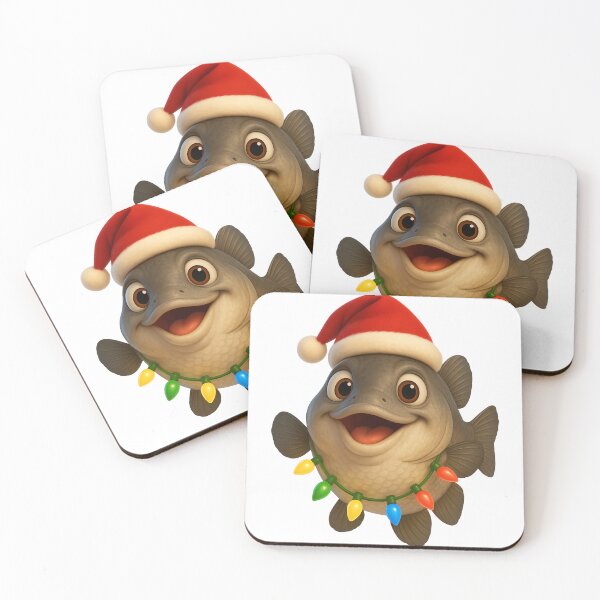 Item preview, Christmas Freshwater Drum Fish designed and sold by Sillytoe.