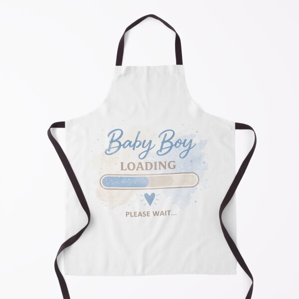 Item preview, Baby Boy Loading Cute Baby Shower Design – Blue Watercolor Pregnancy Gift designed and sold by SaraMagicStudio.