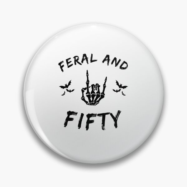 Item preview, Feral And Fifty Skeleton Hand 50th Milestone designed and sold by snowry.