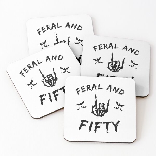 Item preview, Feral And Fifty Skeleton Hand 50th Milestone designed and sold by snowry.