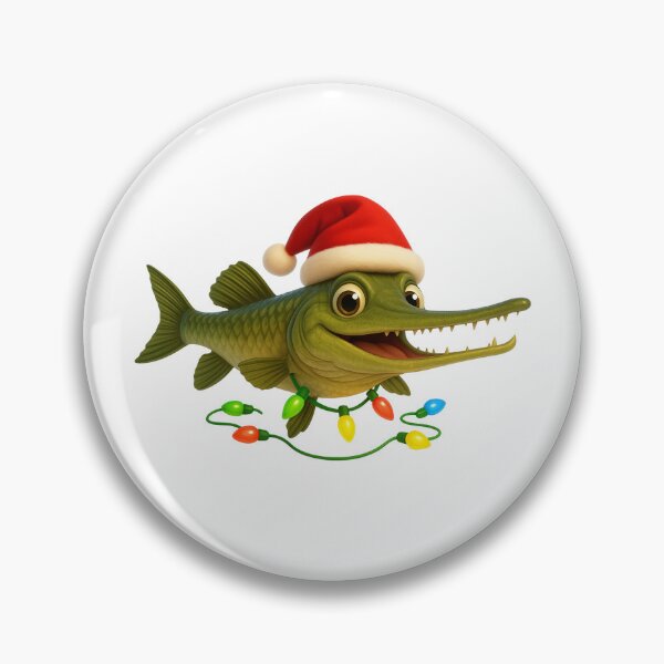 Item preview, Christmas Gar Fish designed and sold by Sillytoe.