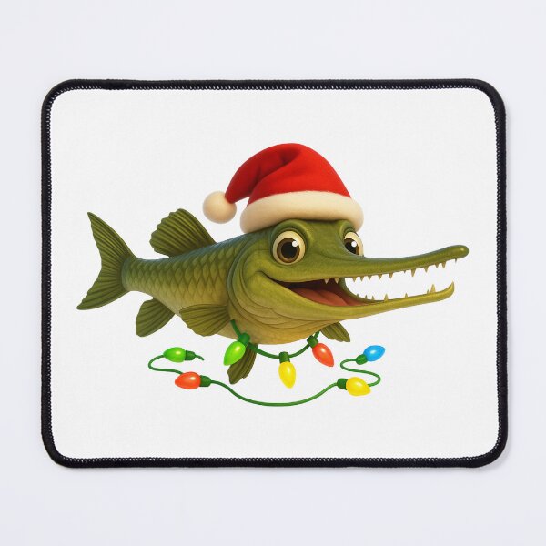 Item preview, Christmas Gar Fish designed and sold by Sillytoe.