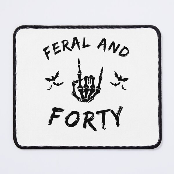 Item preview, Feral and Forty Skeleton Hand Rock Roll 40th designed and sold by snowry.