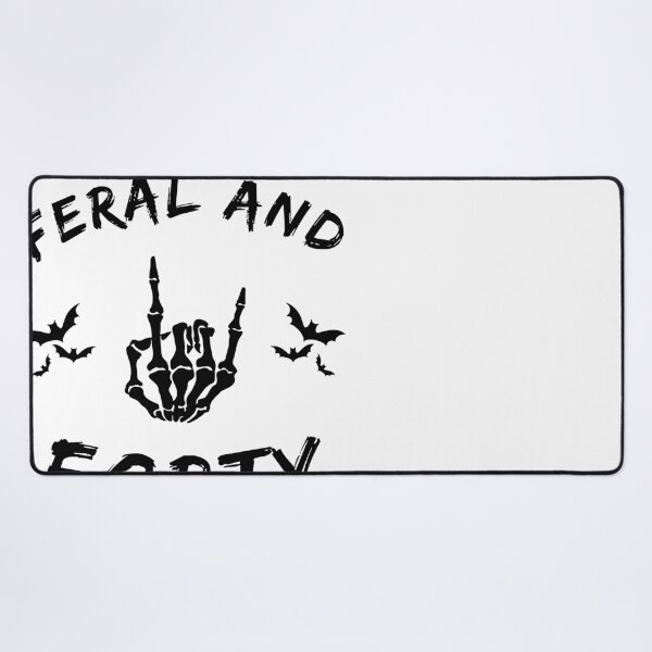 Item preview, Feral and Forty Skeleton Hand Rock Roll 40th designed and sold by snowry.