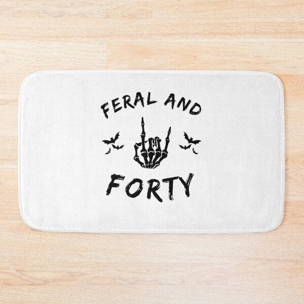 Item preview, Feral and Forty Skeleton Hand Rock Roll 40th designed and sold by snowry.