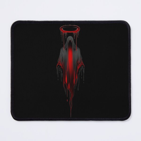 Item preview, Red Black Dripping Fallen Angel Ghost - Dark Tattoo Art designed and sold by Radhestore.